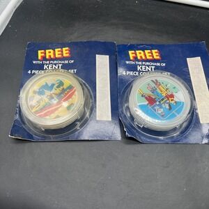 Vintage Kent Tobacco Kent Coasters 4 Piece Coaster Set